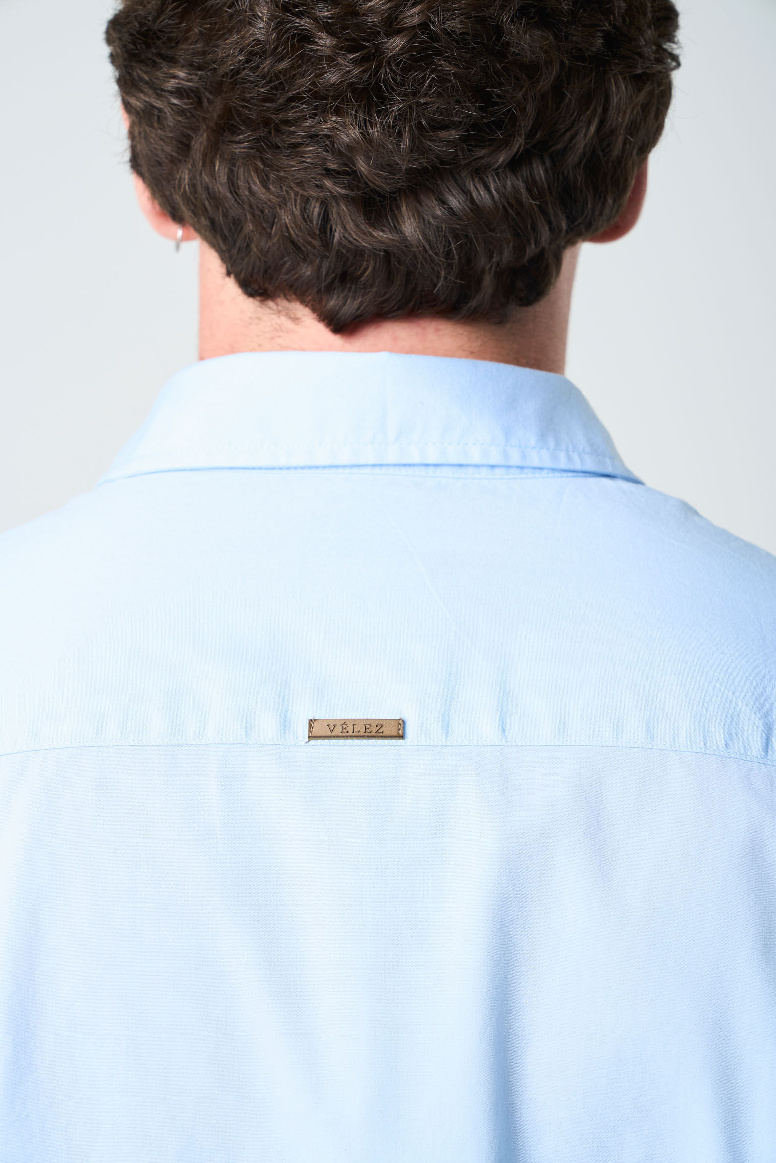 Camisa en popelina para hombre semifitted-1750386935324