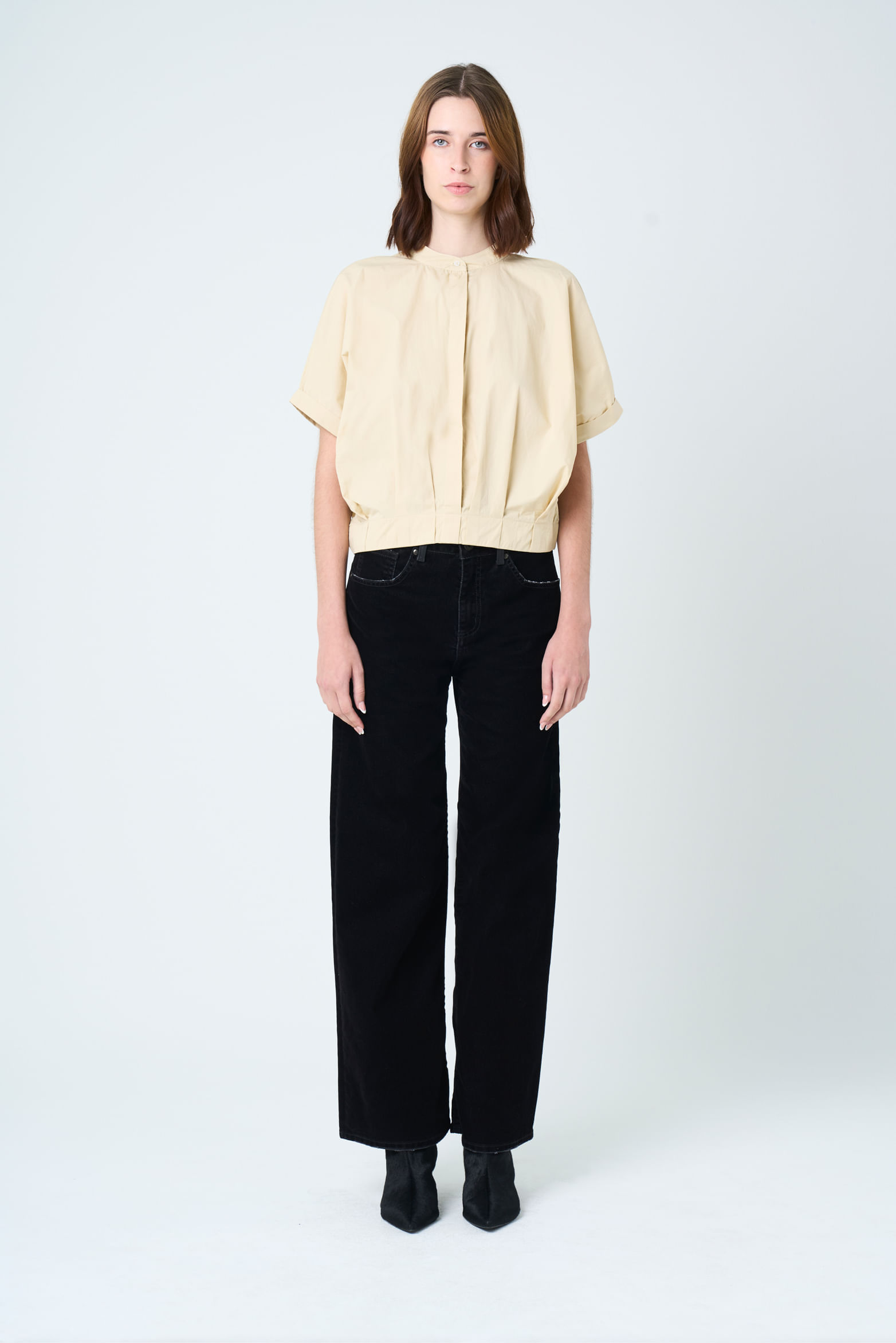 Camisa Topacio para mujer cuello nerú-1752608889385