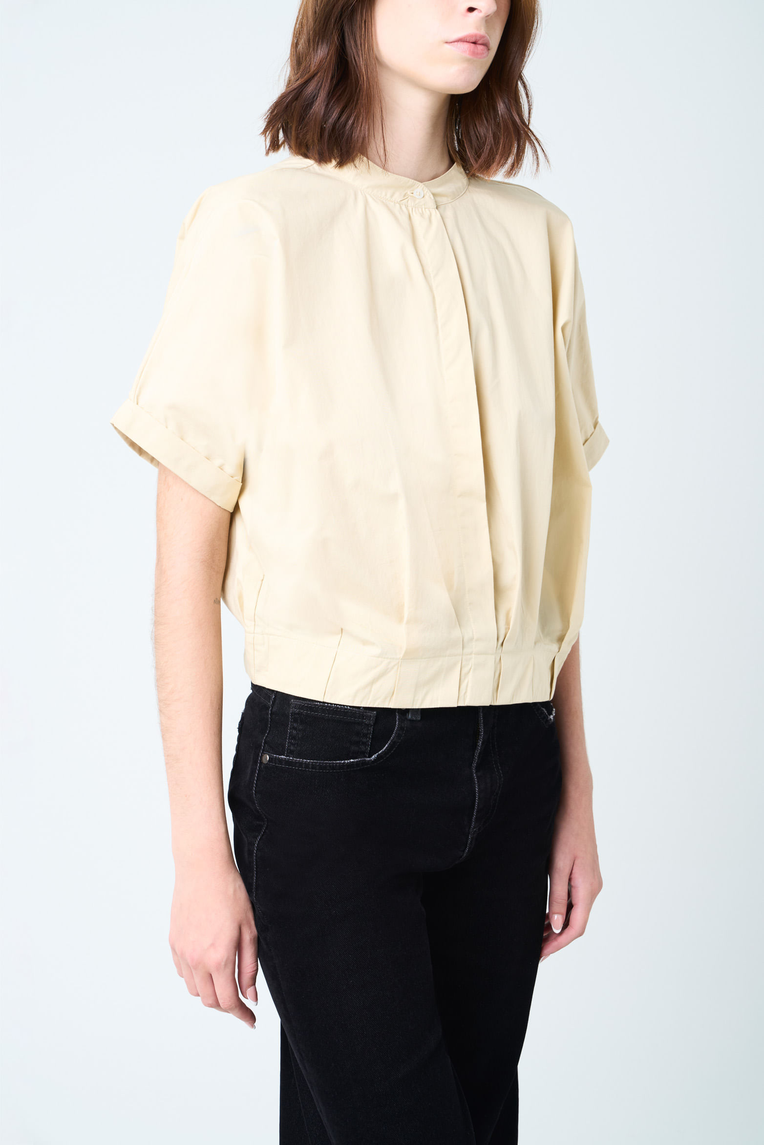 Camisa Topacio para mujer cuello nerú-1752608895187