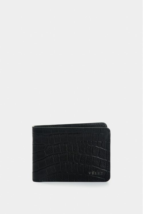 Billetera Muta de cuero para hombre textura