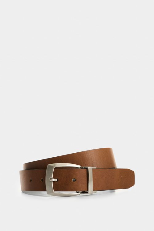 Cinturón doble faz de cuero para hombre Serpia