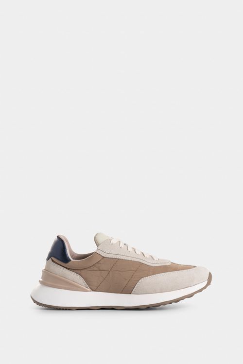 Sneakers Sereno en lona y cuero para mujer deportivos