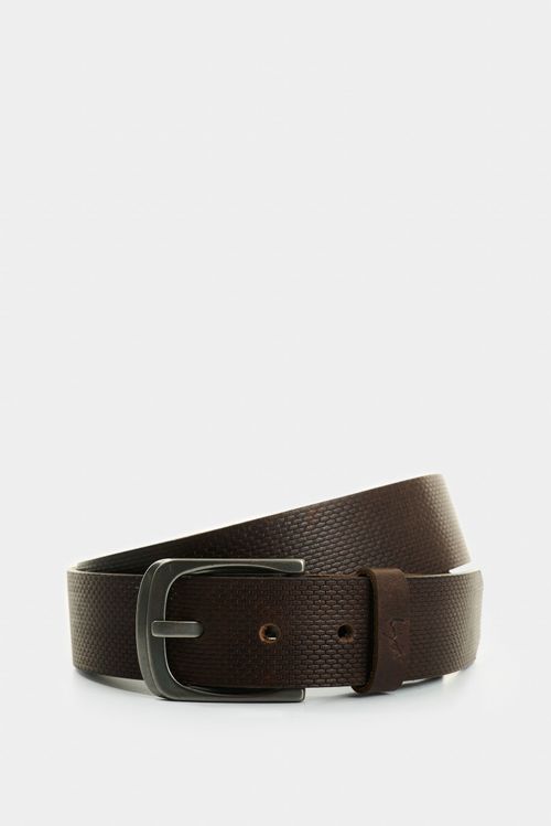 Cinturón unifaz de cuero para hombre Kay