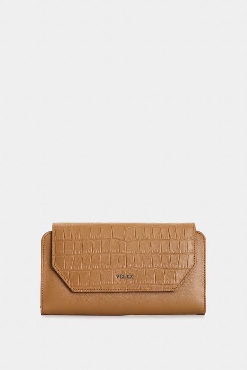 Porta chequera de cuero para mujer Colors