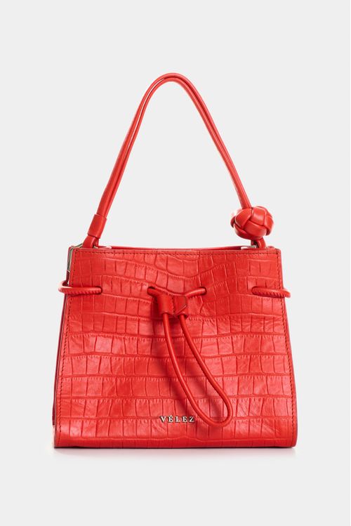 Manos libres de cuero grabado para mujer Aromia