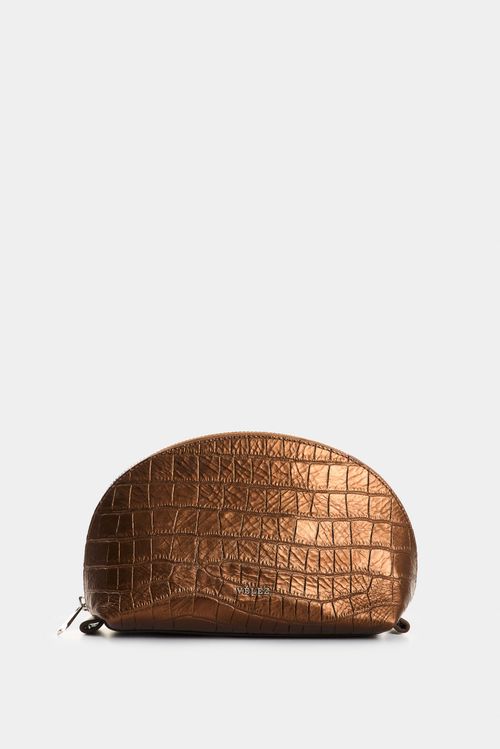 Cosmetiquera de cuero folia para mujer Luminia